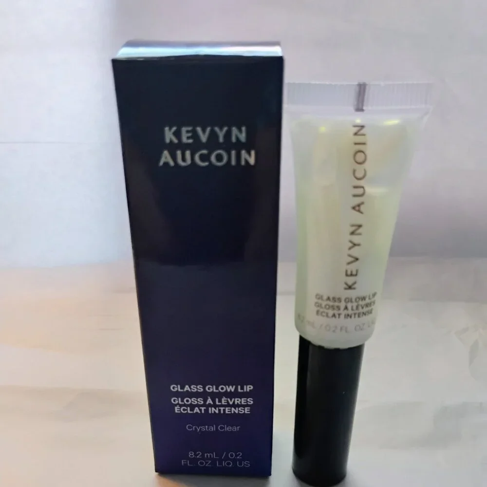 Kevyn Aucoin Glass Glow Lip Gloss- Crystal Clear-NWT
